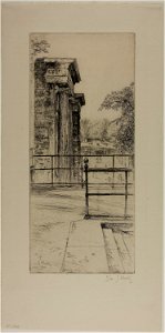 Leheutre - Ruins of the Old Tuileries, Paris, 1927.1748