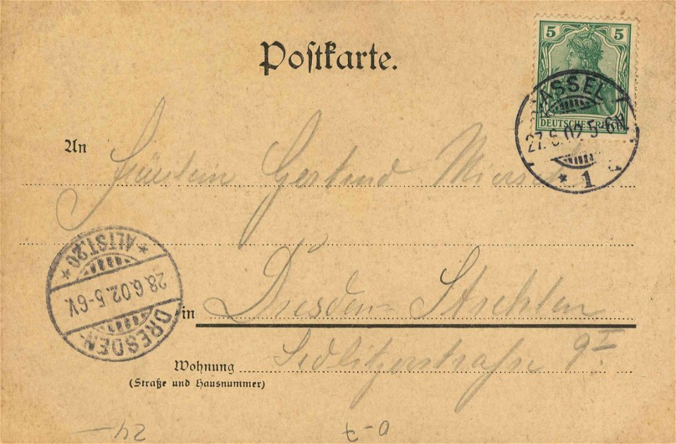 Leipzig, Sachsen - Untern Buden (back) (Zeno Ansichtskarten)