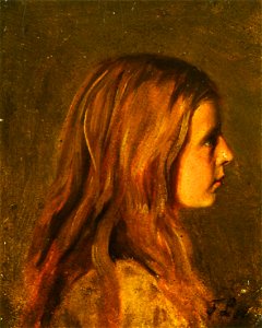 Lenbach portraetstudie-maedchen
