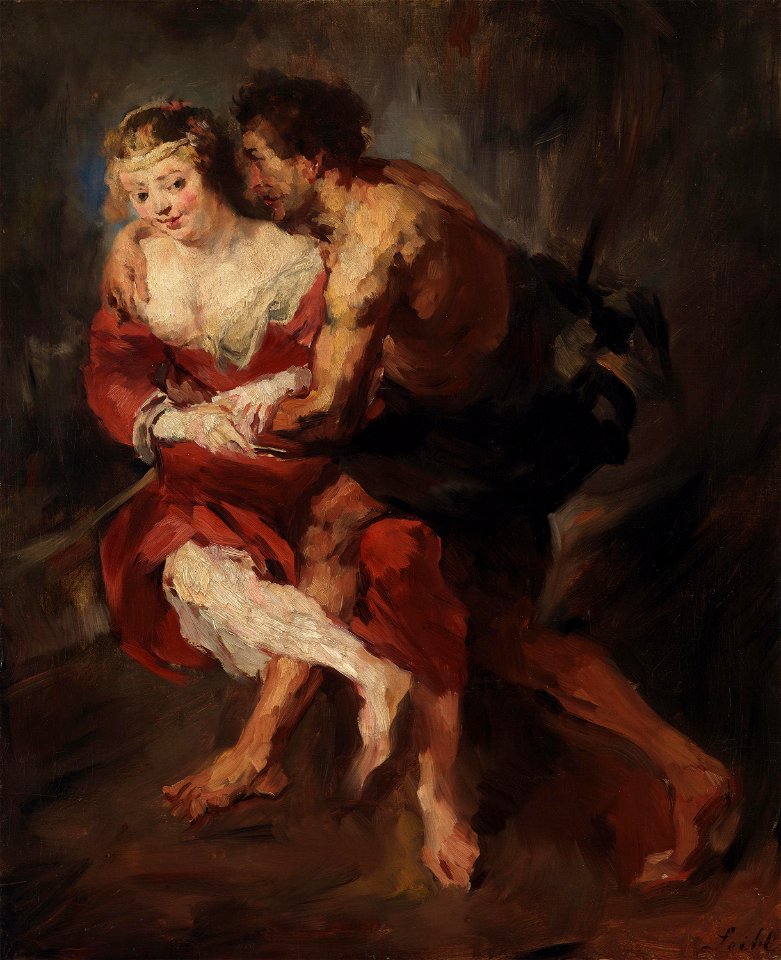 Wilhelm Leibl - Schäferszene (nach Rubens)