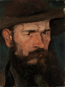 Wilhelm Leibl - Kopf eines bärtigen Mannes (1884)