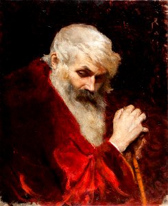 Leon Wyczółkowski - Bust of a Bearded Old Man - MNK II-b-764 - National Museum Kraków