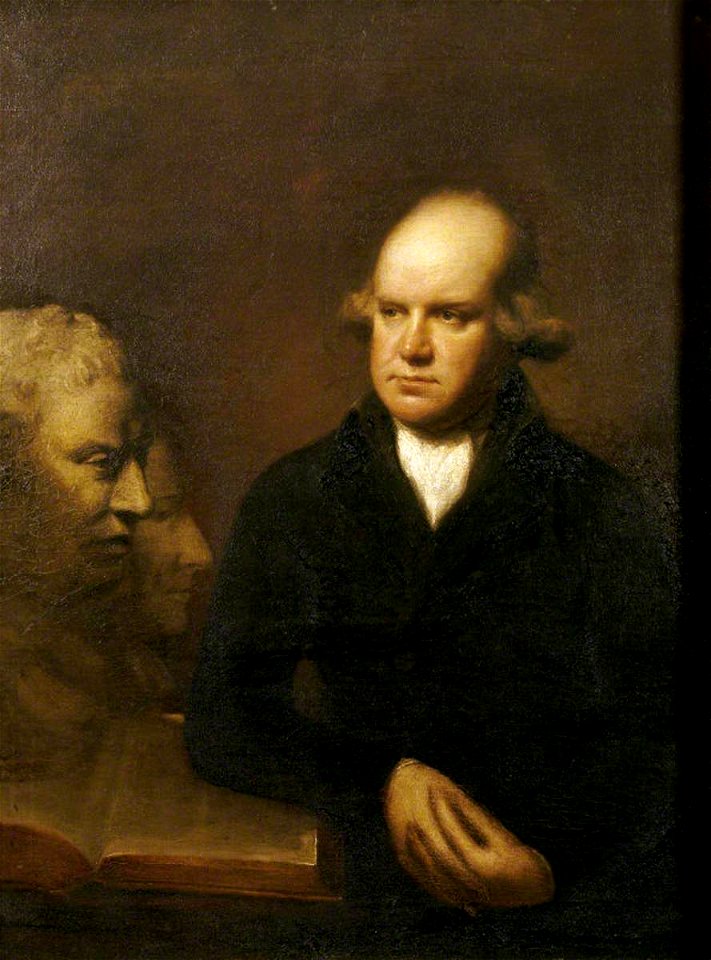 Lemuel Francis Abbott (1760-1803) - The Reverend Sir Herbert Croft (1751–1816), 5th Bt, with a Bust of Samuel Johnson - 537589 - National Trust