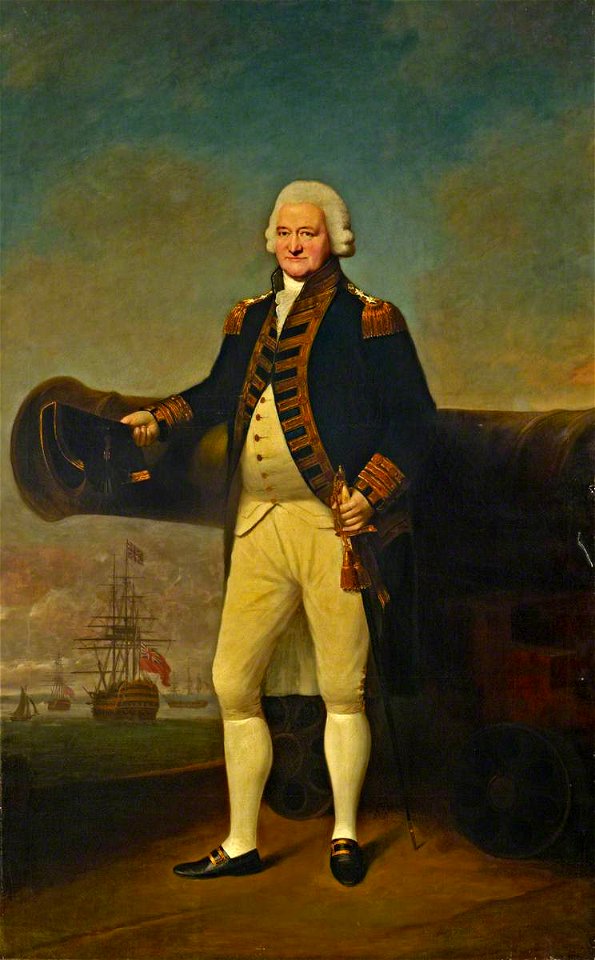 Lemuel Francis Abbott (1760-1803) - Sir Peter Parker (1721–1811), Bt, Admiral of the Fleet - BHC2932 - Royal Museums Greenwich