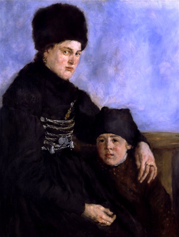 Wilhelm Leibl - Dachauerin mit Kind - Google Art Project