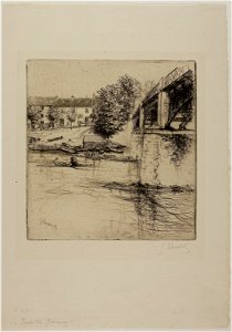 Leheutre - The Bridge at Fournay, from the Side, 1927.1749