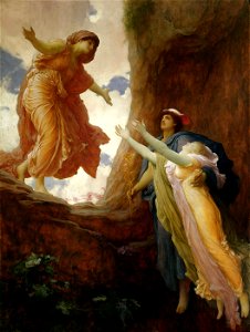 Frederic Leighton - The Return of Persephone (1891). Free illustration for personal and commercial use.