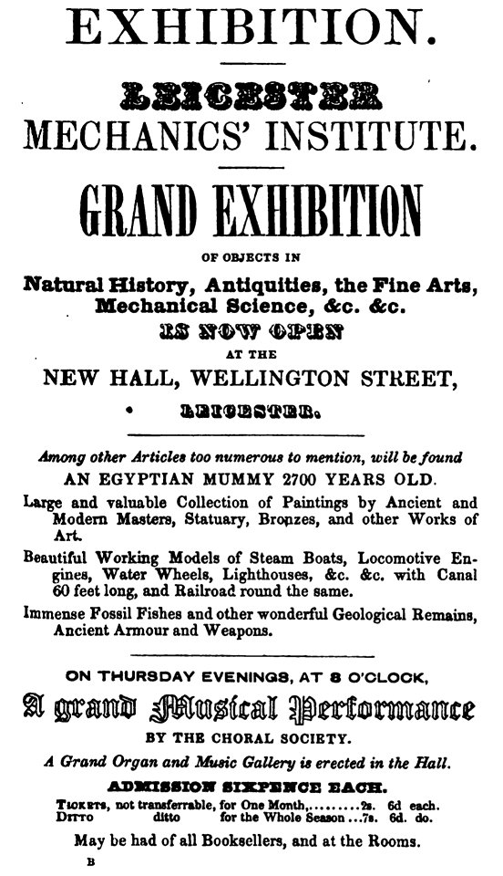 Leicester Mechanics' Institute Grand Exhibition