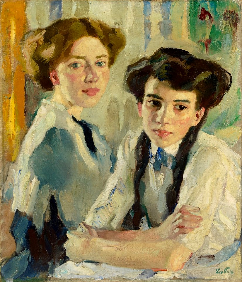 Leo Putz Blond und Brünett c1913