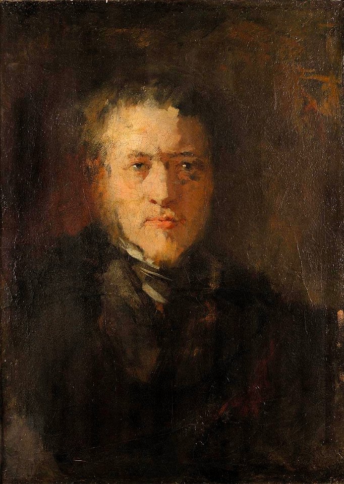 Wilhelm Leibl - Bildnis des Malers Johann Herterich