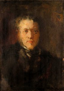 Wilhelm Leibl - Bildnis des Malers Johann Herterich