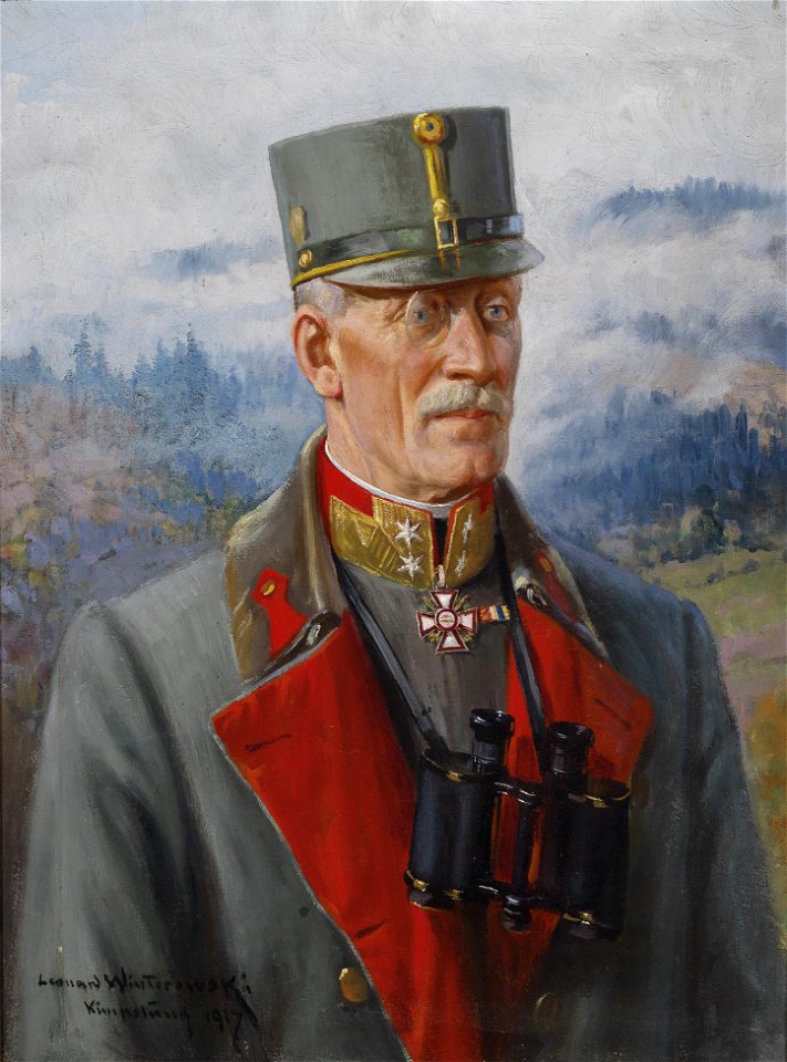 Leonard Winterowski Portrait Heribert von Herberstein 1917