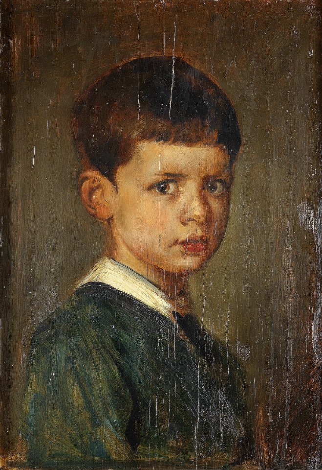 Franz von Lenbach - Porträt des Kronprinzen Rupprecht von Bayern (ca.1874)