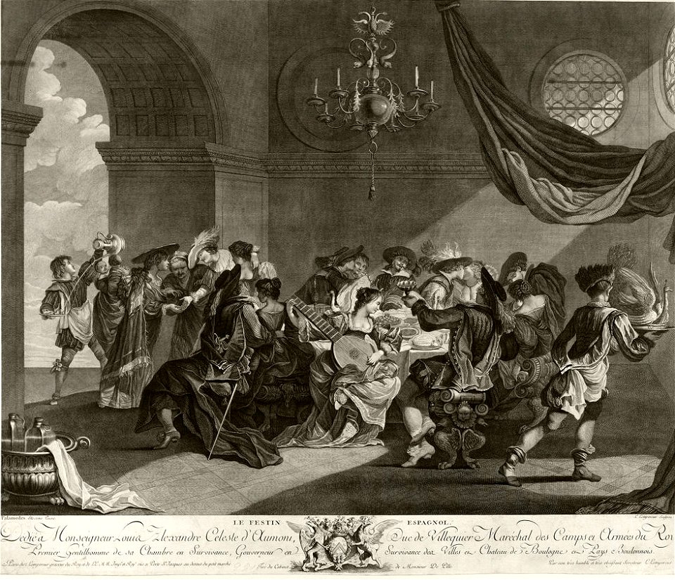 Lempereur Louis-Simon - Le festin espagnol
