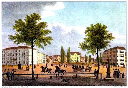 Leipzig Esplanade c1840