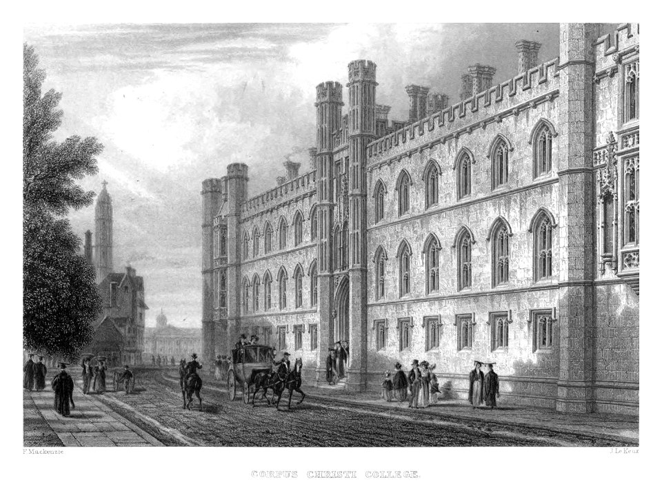 LeKeux - Cambridge, c1840 - Corpus 01 - memorialsofcambr01wriguoft 0238