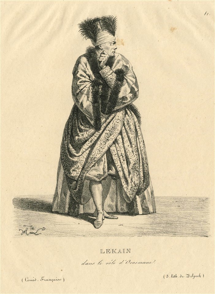 Lekain dans le rôle d'Orosmane (BM 1862,0308.83)