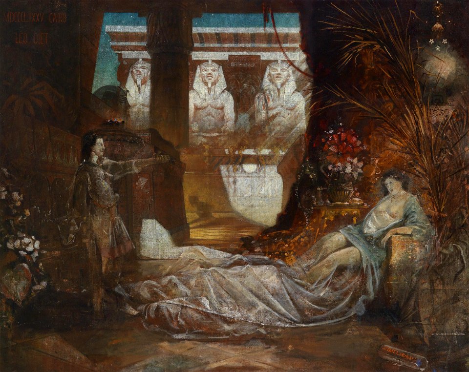 Leo Diet Ägyptische Szene 1885
