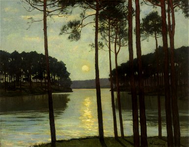 Walter Leistikow - Abendstimmung am Schlachtensee (1895) 2