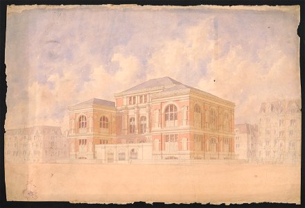 Lenox Library, New York, New York. Perspective projection LCCN2016652757