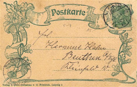Leipzig, Sachsen - Augustusplatz mit neuem Theater (back) (Zeno Ansichtskarten)