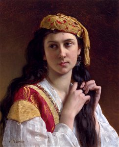 Lenoir, Charles-Amable - Jeune fille grecque. Free illustration for personal and commercial use.