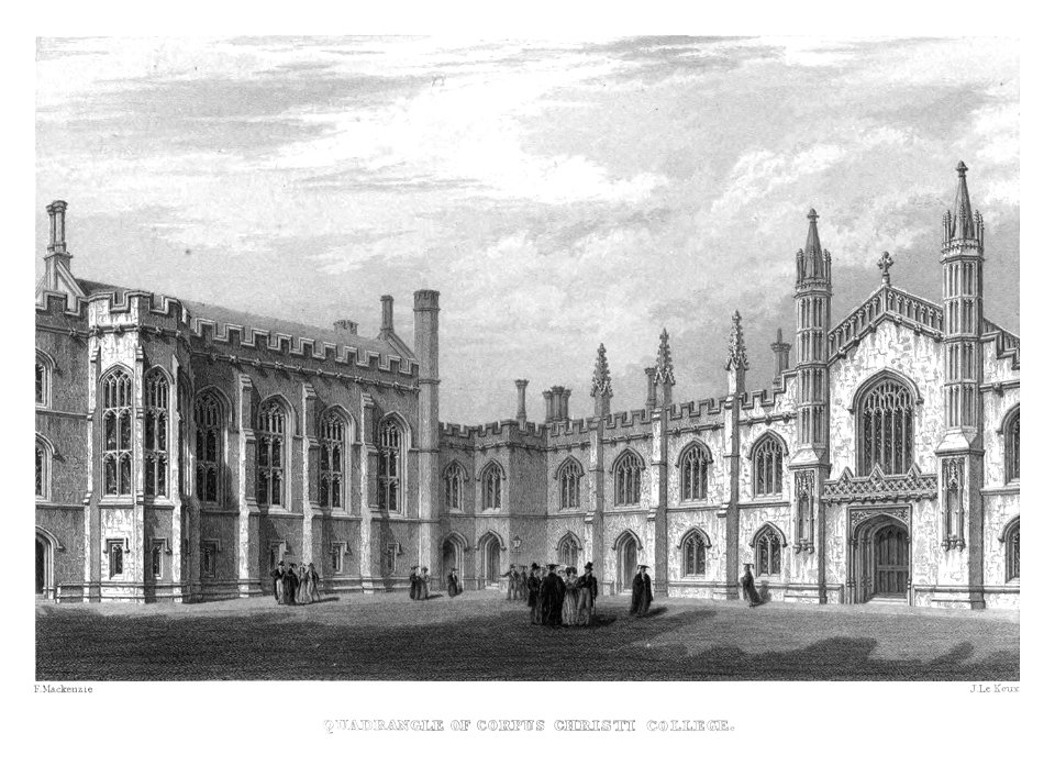 LeKeux - Cambridge, c1840 - Corpus 02, New Court - memorialsofcambr01wriguoft 0250