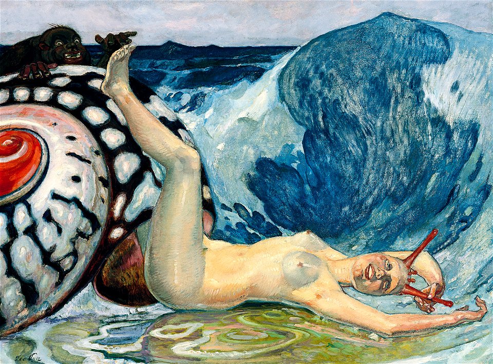 Leo Putz - Das kitzlige Schnecklein, 1904