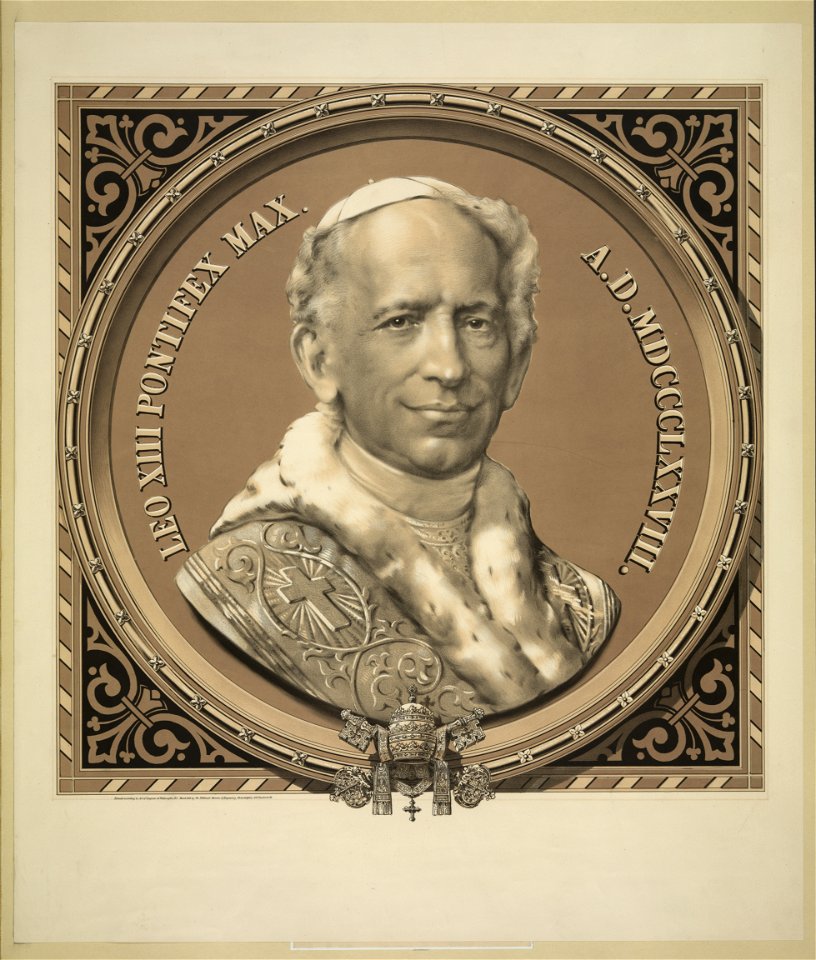 Leo XIII Pontifex Max. A.D. MDCCCLXXVIII LCCN2009633800