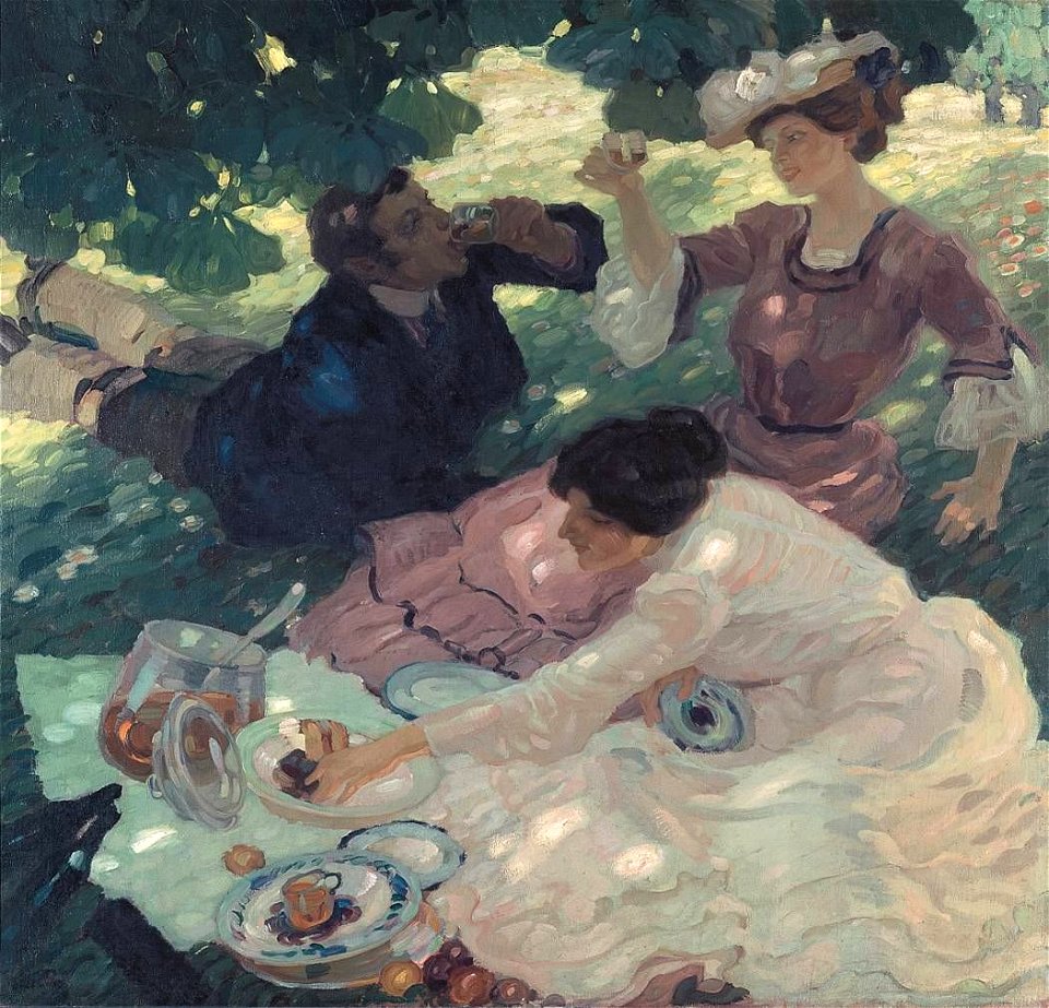 Leo Putz - Picknick - 8333 - Bavarian State Painting Collections
