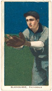 Lena Blackburne, Providence Team, baseball card portrait LCCN2008677018