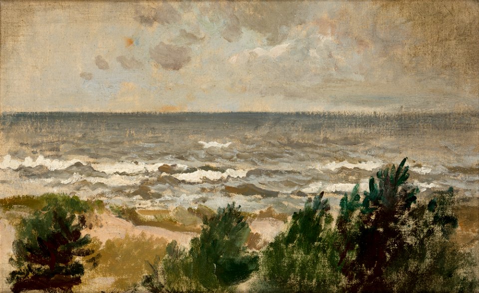 Leon Wyczółkowski - Windy Day - MNK II-b-770 - National Museum Kraków