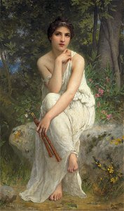Lenoir, Charles-Amable - The Flute Player