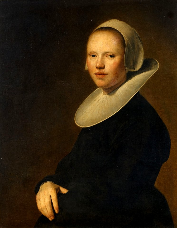Lempertz-1076-1048-Alte-Kunst-Johannes-Cornelisz-Verspronck-Portrait-of-a-Young-Lady