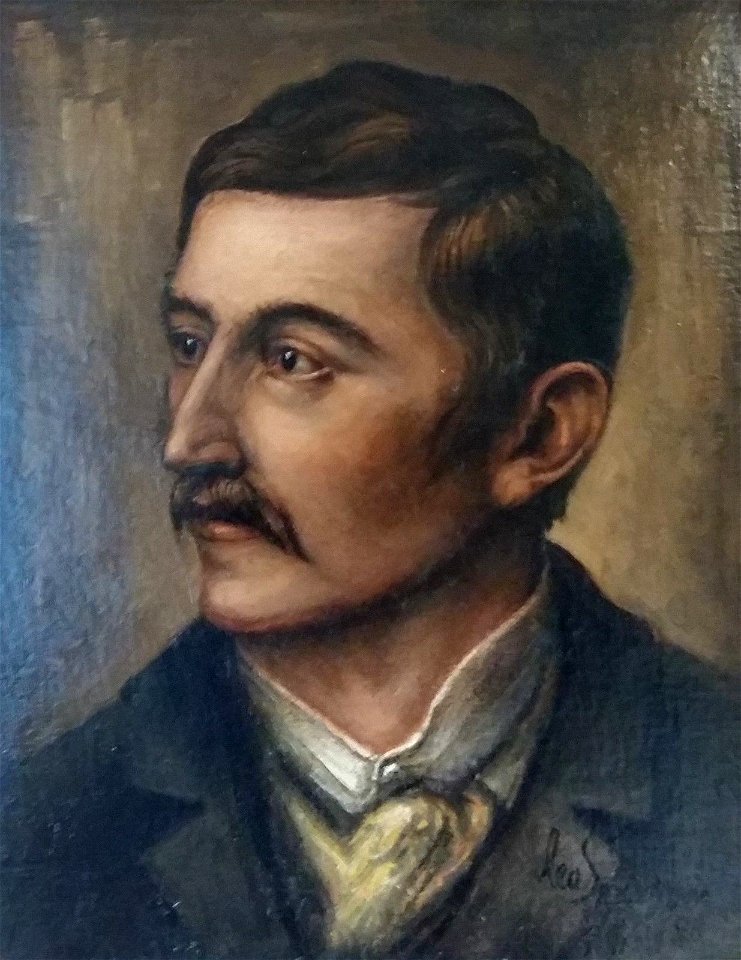 Leo Samberger - Porträt des Bildhauers August Drumm, 1886