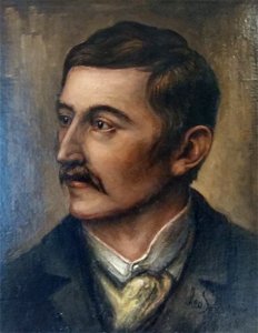 Leo Samberger - Porträt des Bildhauers August Drumm, 1886