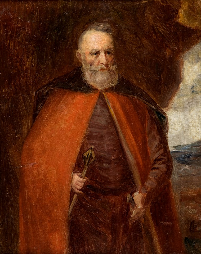 Leon Kapliński - Portrait of Jan Karol Chodkiewicz – Study - MNK II-a-63 - National Museum Kraków