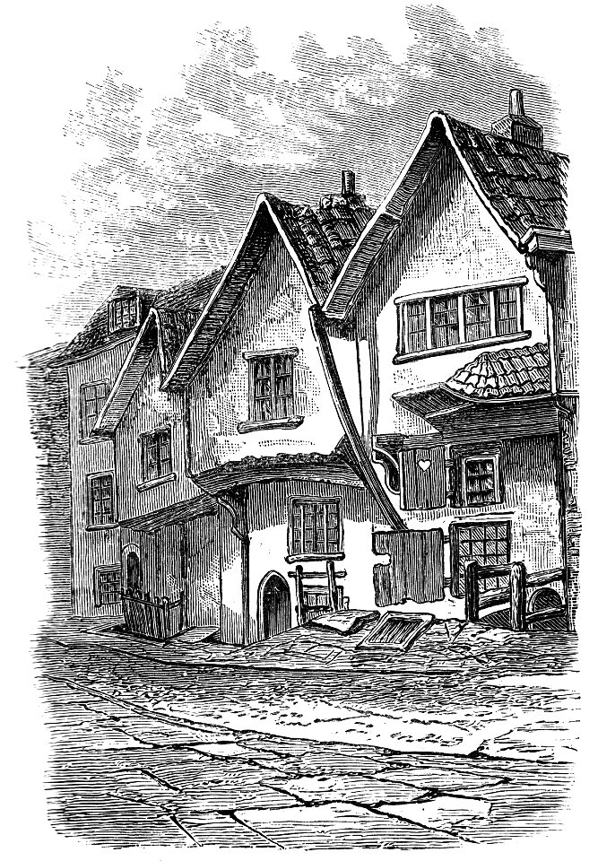 Leonard's Lane in the seventeenth century, Bristol