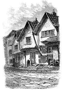 Leonard's Lane in the seventeenth century, Bristol
