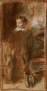 Franz von Lenbach - Bildnisskizze des Theodor Freiherr von Cramer-Klett junior