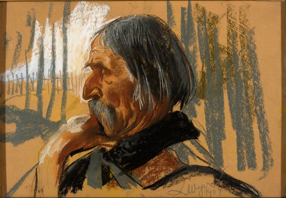 Leon Wyczółkowski - Portret Szymona Tatara
