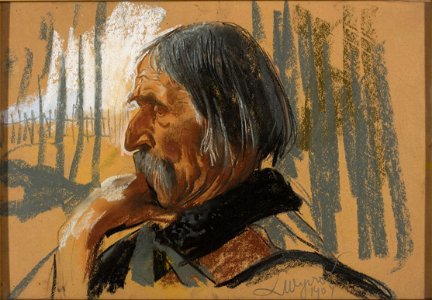 Leon Wyczółkowski - Portret Szymona Tatara