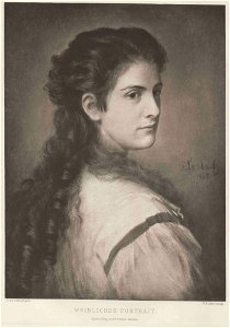 Lenbach Weibliches Portrait