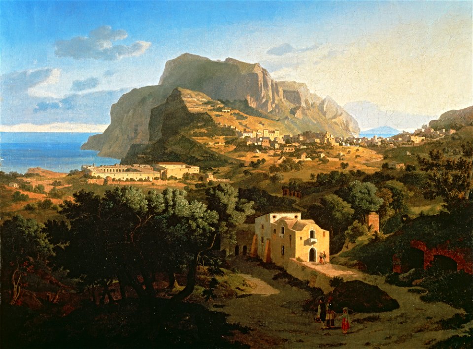 Leo von Klenze - Landschaft auf Capri - G 12175 - Lenbachhaus