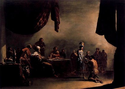 Leonaert Bramer - Salome Presented with the Head of St John the Baptist - WGA03087
