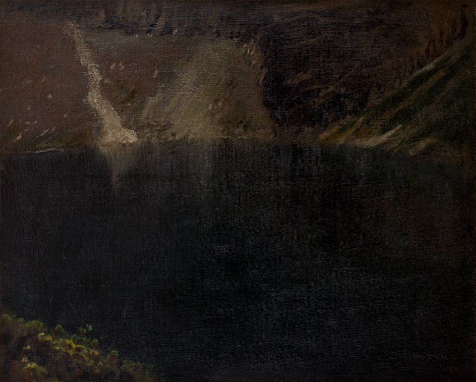 Leon Wyczółkowski - Czarny Staw (Black Lake) - MNK II-b-876 - National Museum Kraków