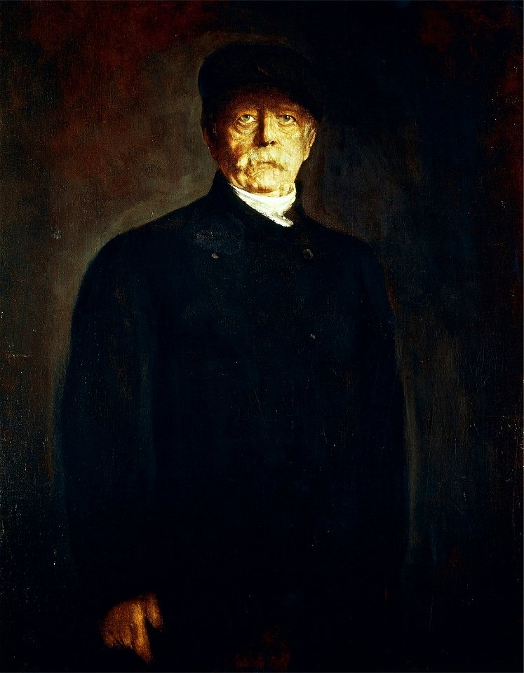 Franz von Lenbach - Bildnis Otto von Bismarck (ca.1890)