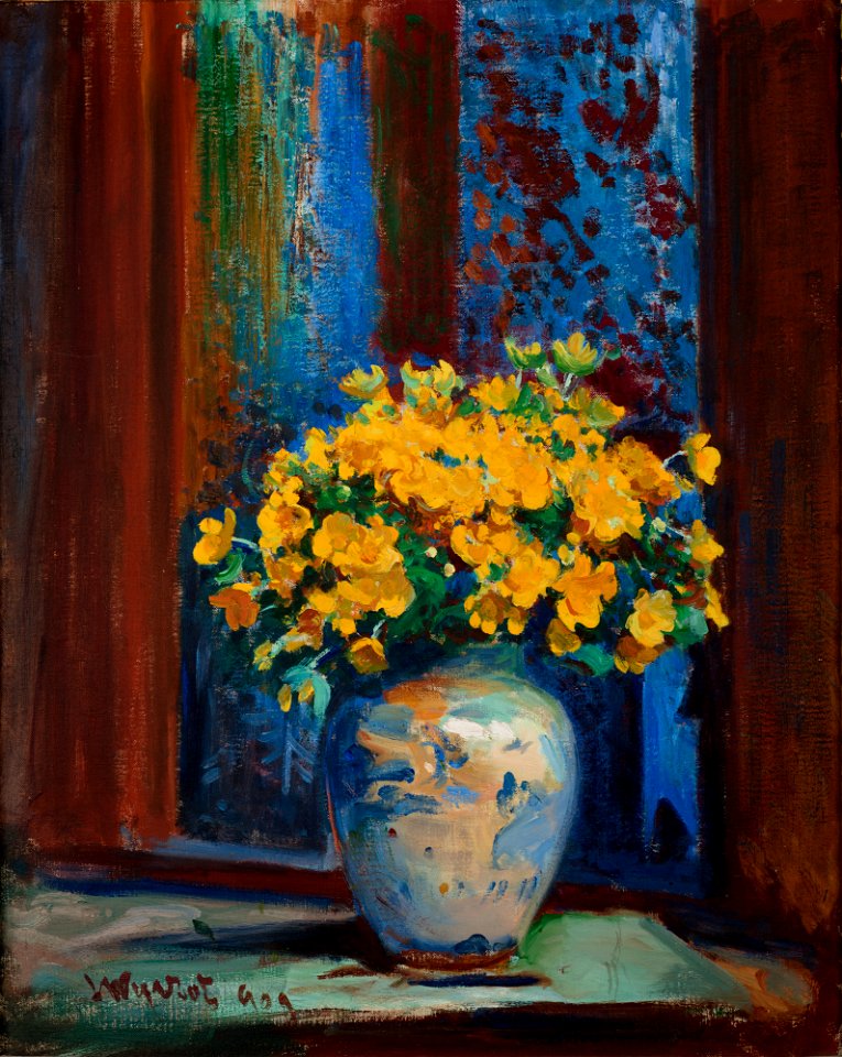 Leon Wyczółkowski - Marsh Marigolds - MNK II-b-74 - National Museum Kraków