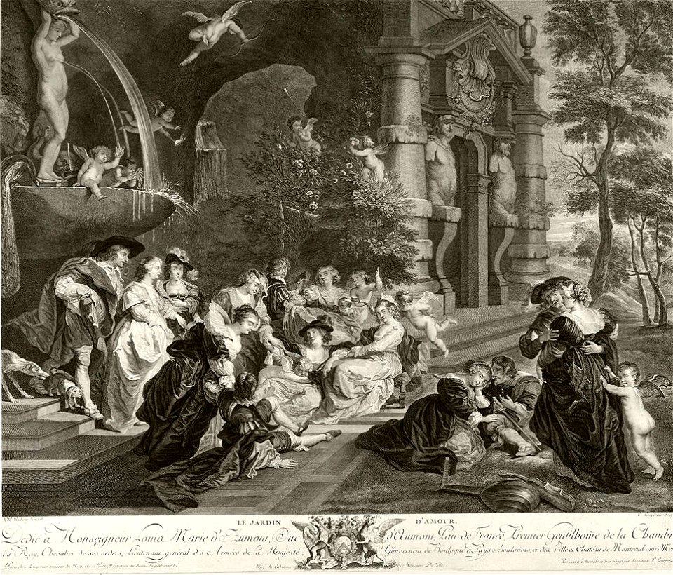 Lempereur Louis-Simon - Le jardin d'amour