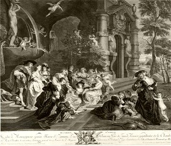 Lempereur Louis-Simon - Le jardin d'amour